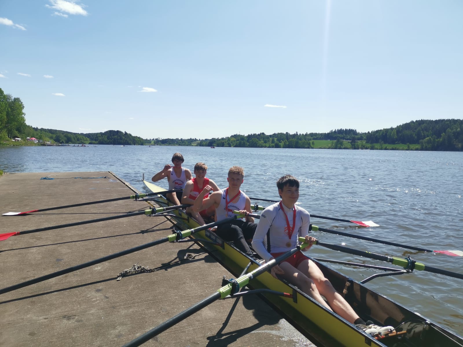 U17 4x på Årungregattaen 2023 med Ålesunds og NSR